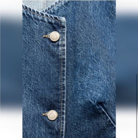 ZARA Z1975 DENIM VEST - Picture 3 of 5